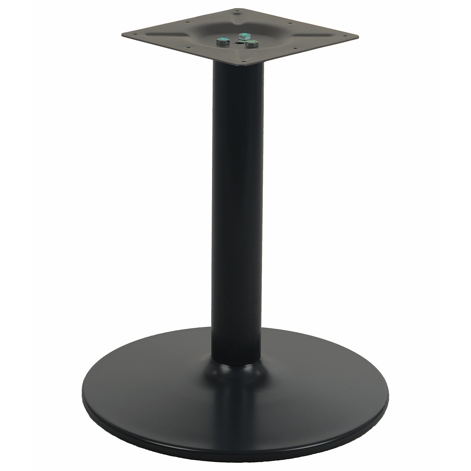 Pied de table en acier NY-B006/57 - 5 - ∅ 46 cm, black