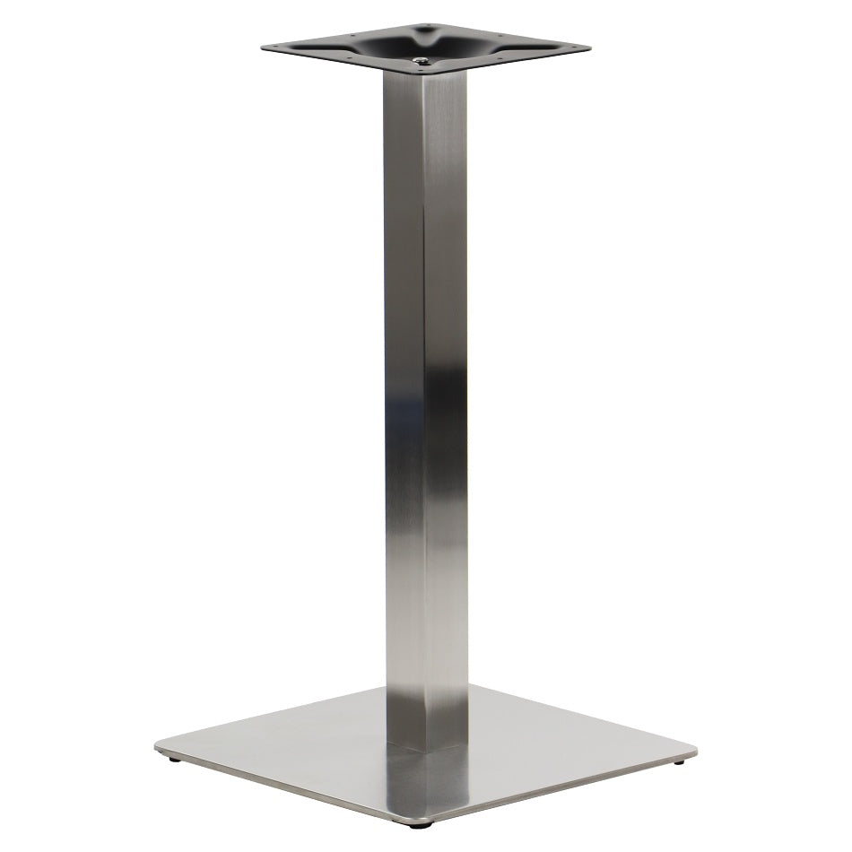 Pied de table en acier inoxydable SH-3002-1/60/S brushed - 40x40 cm