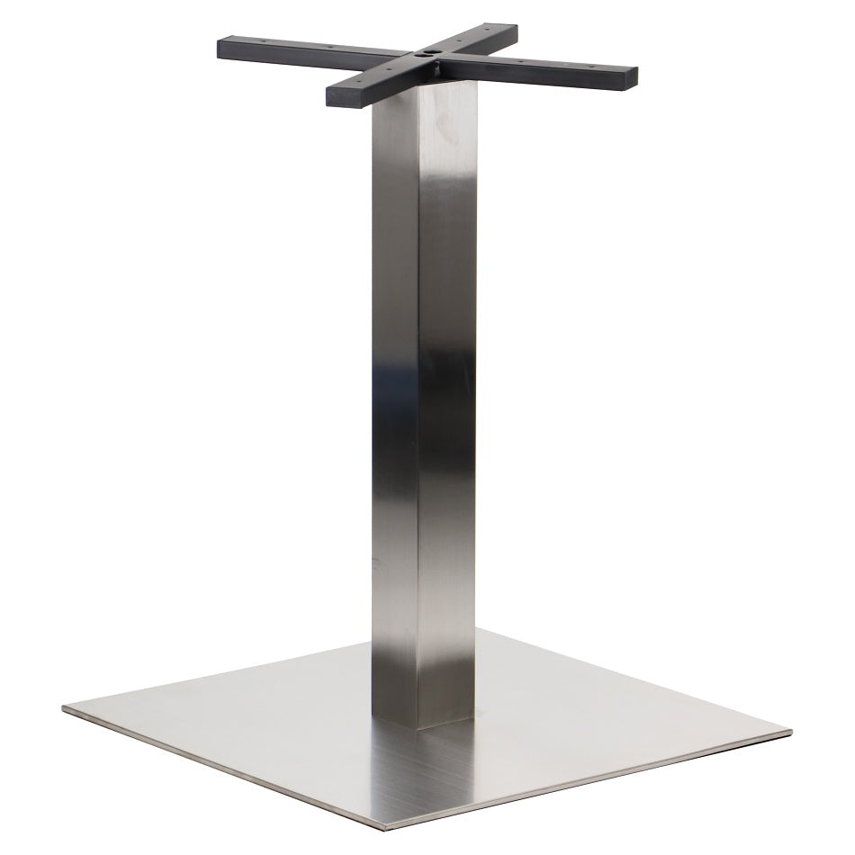Pied de table en acier inoxydable SH-3002-7/S brusher - 55x55 cm
