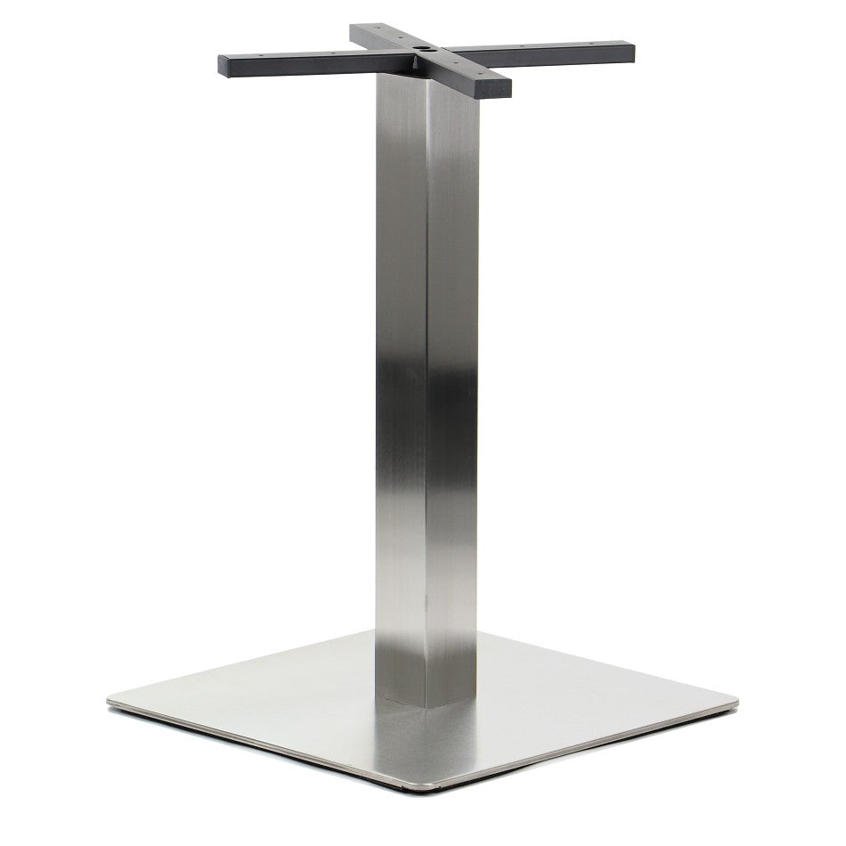 Pied de table en acier inoxydable SH-3002-6/S brusher - 50x50 cm