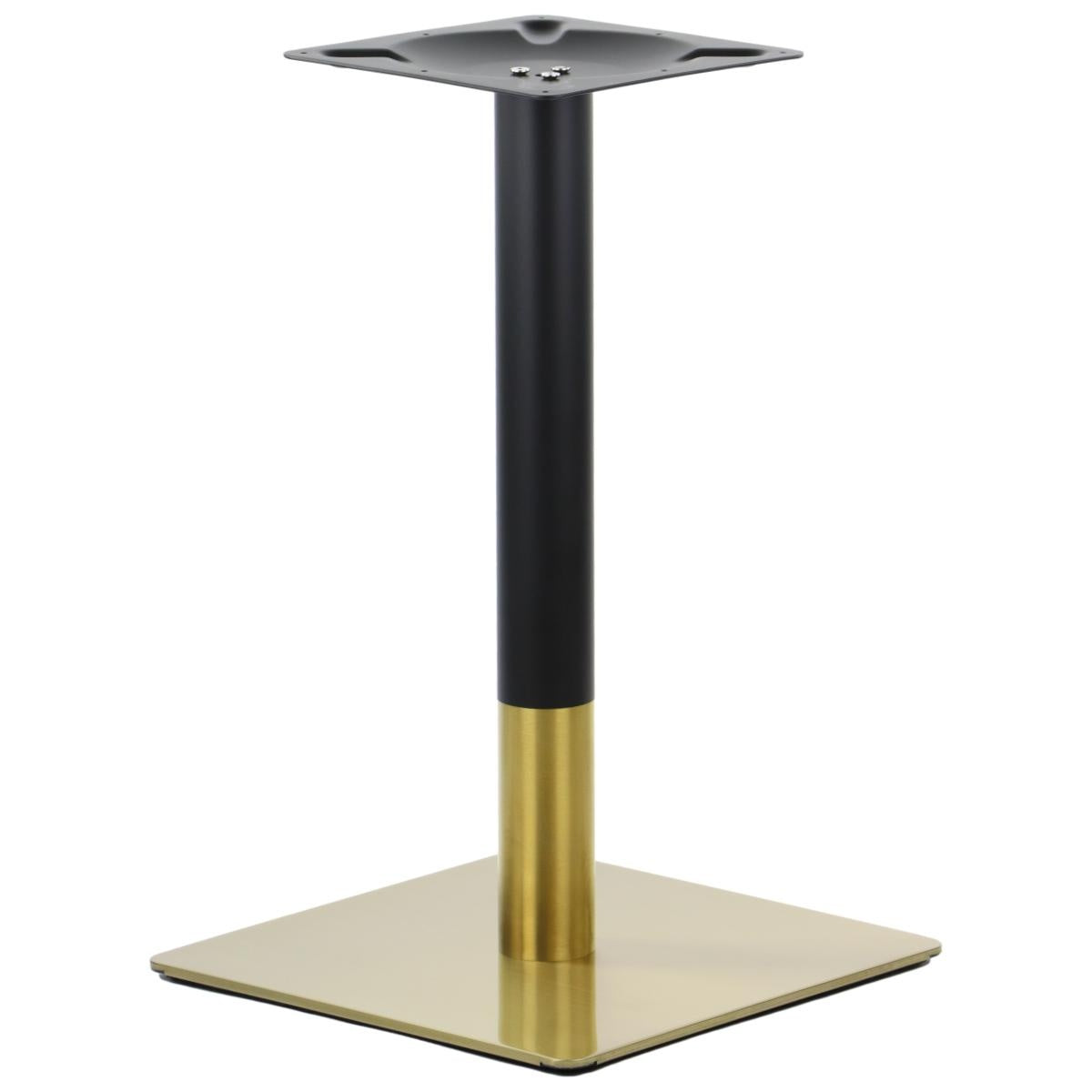 Pied de table en acier inoxydable SH-3002-5/GB gold/black