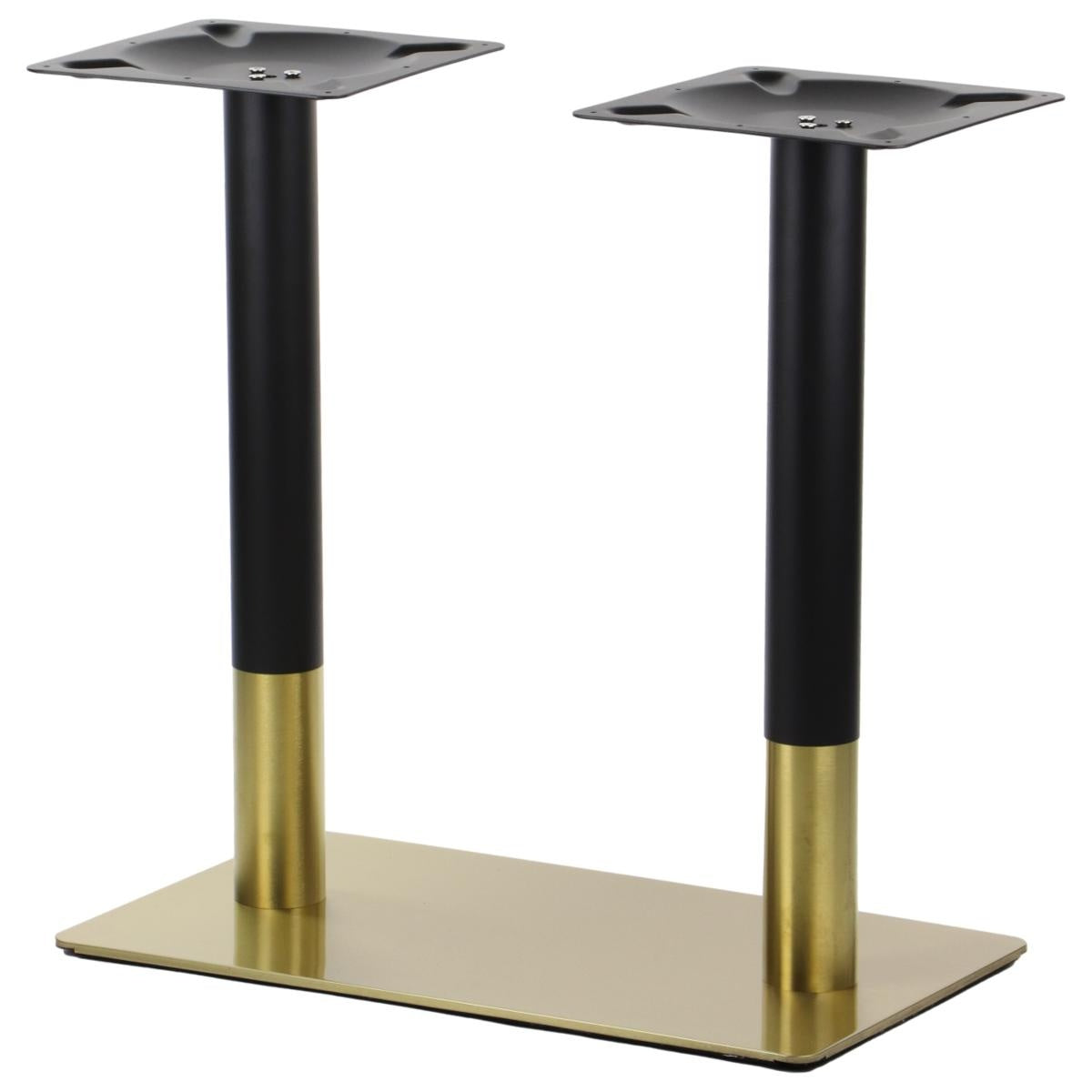 Pied de table en acier inoxydable SH-3003-1/GB gold/black