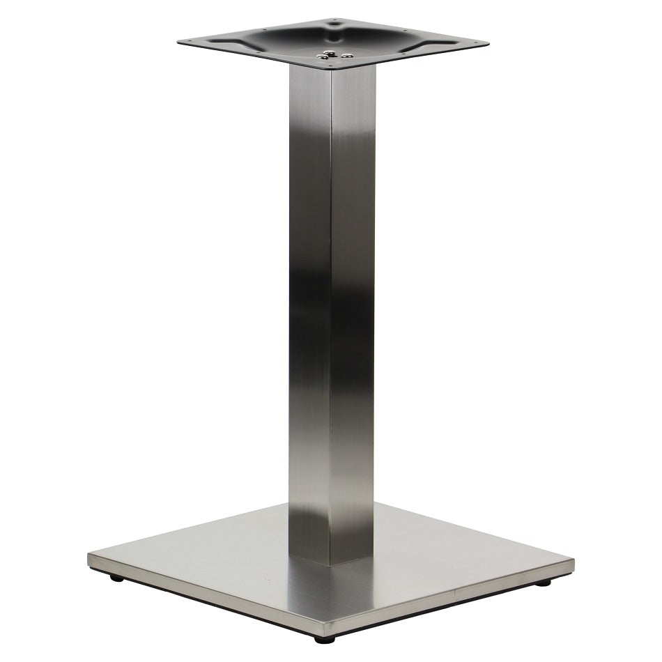Pied de table en acier inoxydable SH-2002-1/S/8 brushed - 45x45cm