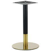Pied de table en acier inoxydable SH-3001-5/GB gold/black