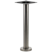 Pied de table à fixer au sol SH-3018-1/S brushed - ∅ 17,5 cm