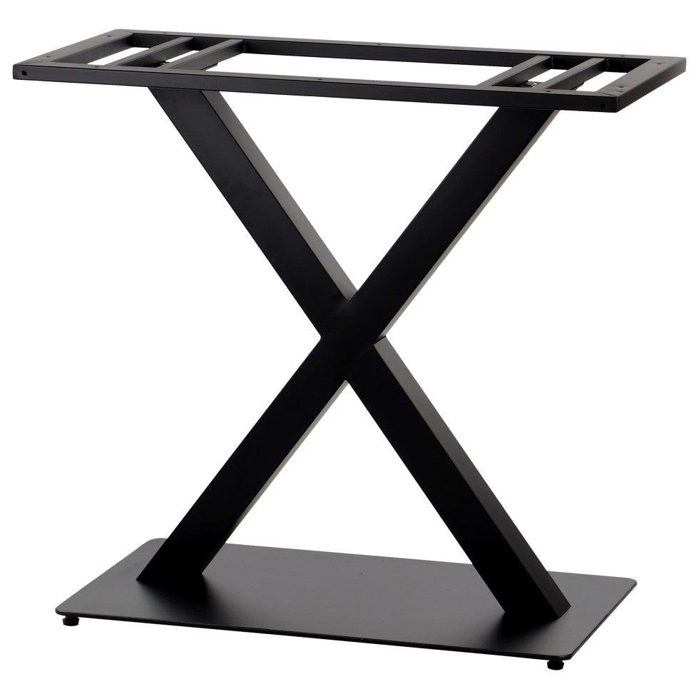 Pied de table en acier SH-3007-2/B - 69,5x39,5 cm