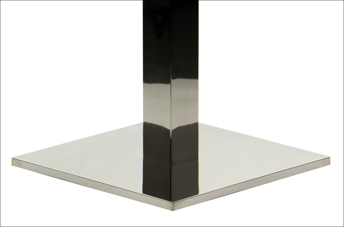 Pied de table en acier inoxydable SH-2002-1/P/8 polished - 45x45 cm