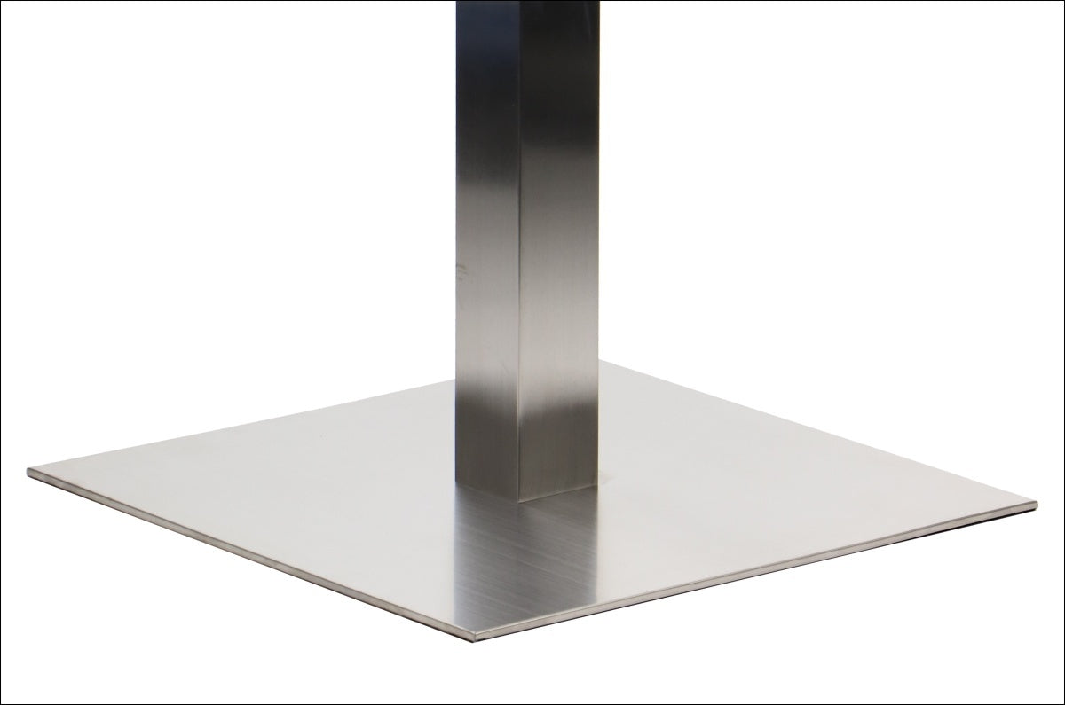 Pied de table en acier inoxydable SH-3002-7/S brusher - 55x55 cm