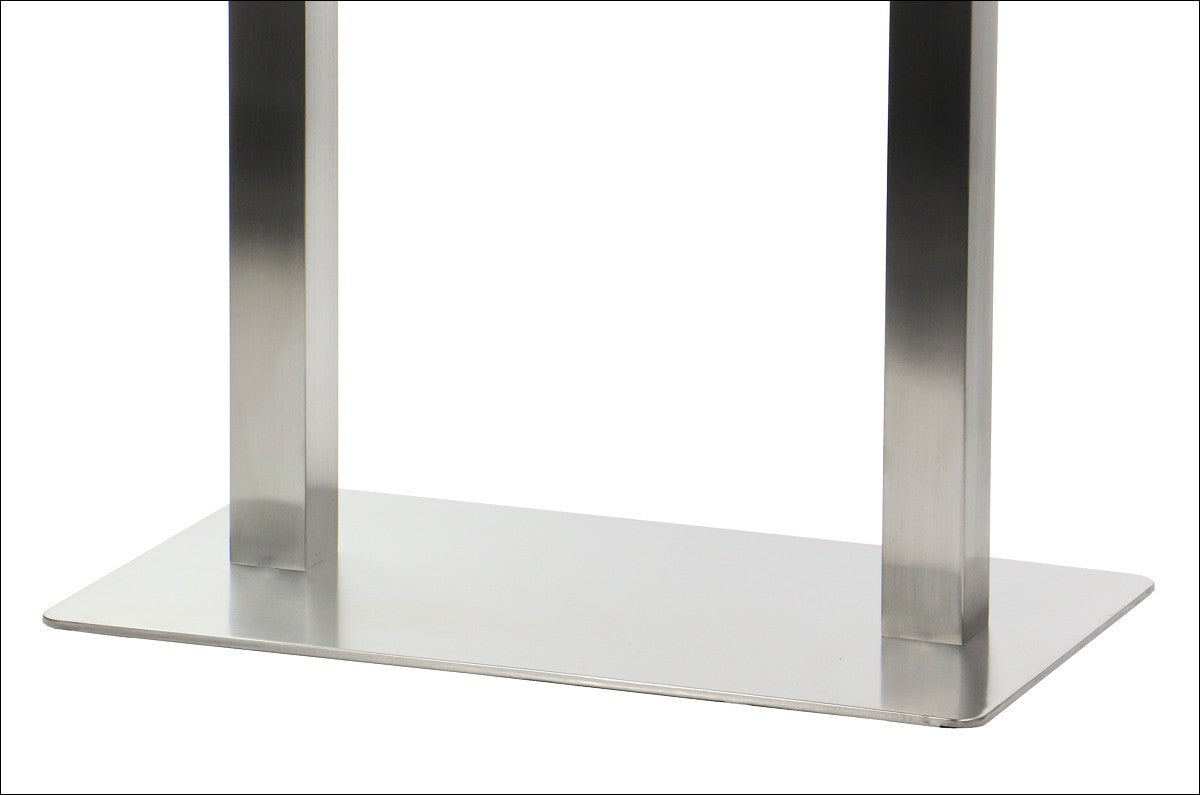 Pied de table en acier inoxydable SH-3003-1/S/6 brushed - 70x40 cm