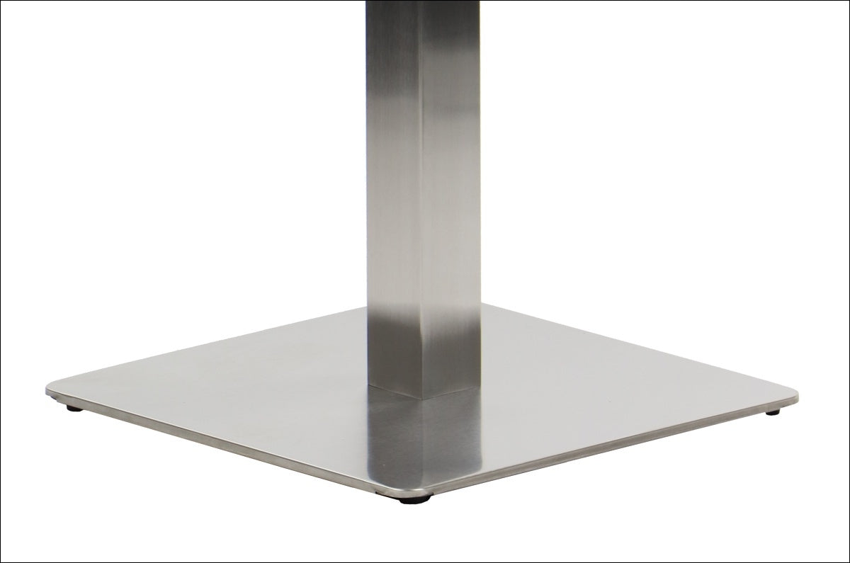 Pied de table en acier inoxydable SH-3002-1/60/S brushed - 40x40 cm