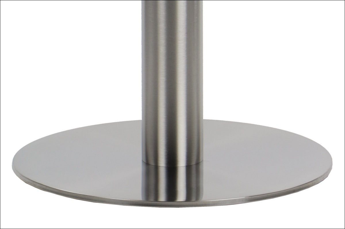 Pied de table en acier inoxydable SH-3001-1/S brushed - ∅ 39,5 cm