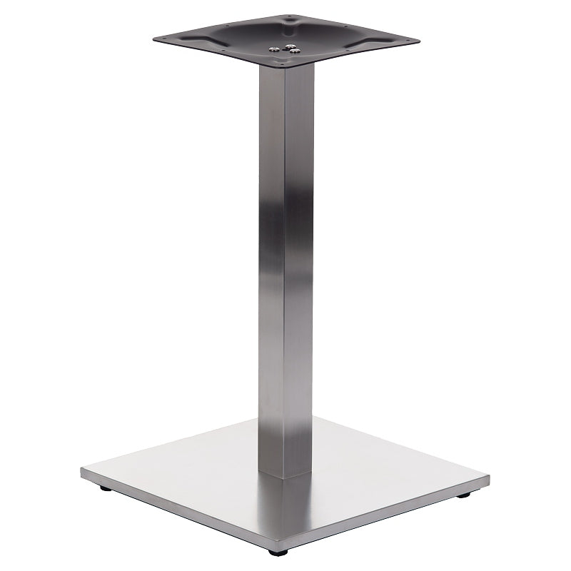 Pied de table en acier inoxydable SH-2002-1/S/6 brushed - 45x45 cm
