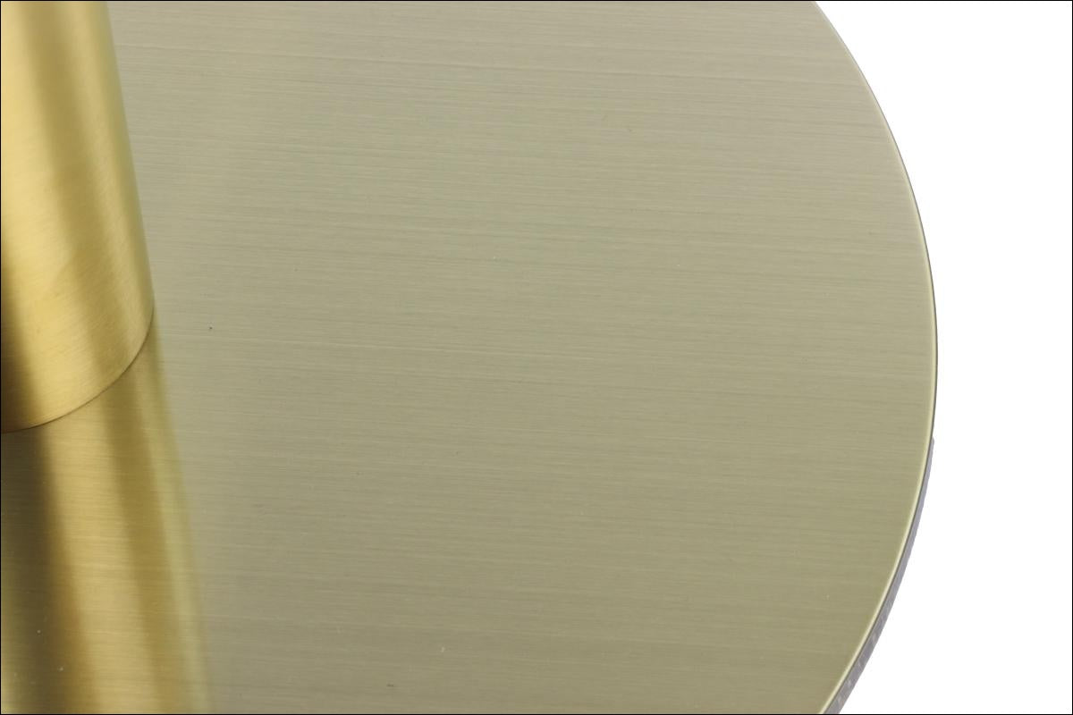 Pied de table en acier inoxydable SH-3001-6/GB gold/black
