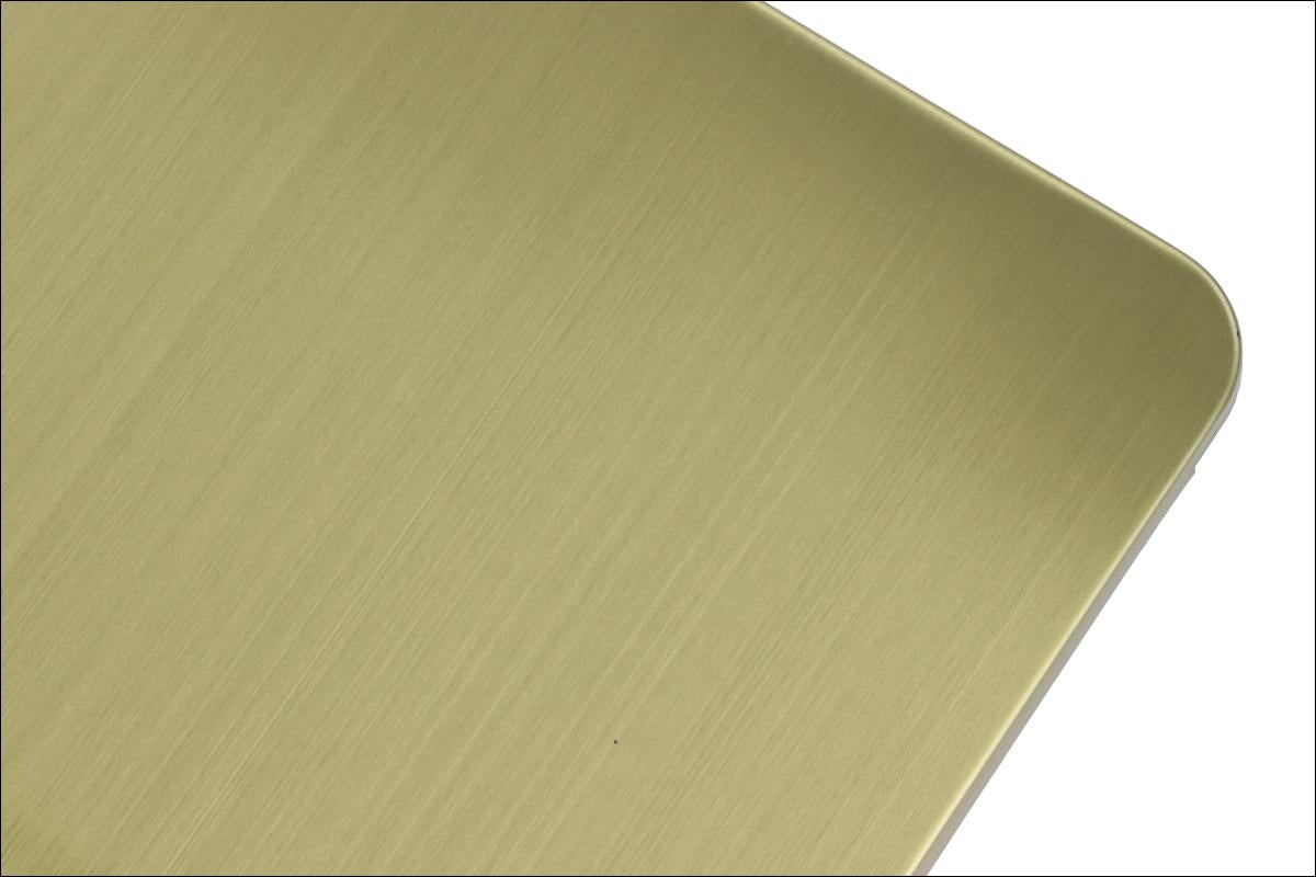 Pied de table en acier inoxydable SH-3002-6/GB gold/black