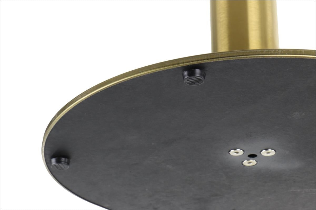 Pied de table en acier inoxydable SH-3001-6/GB gold/black