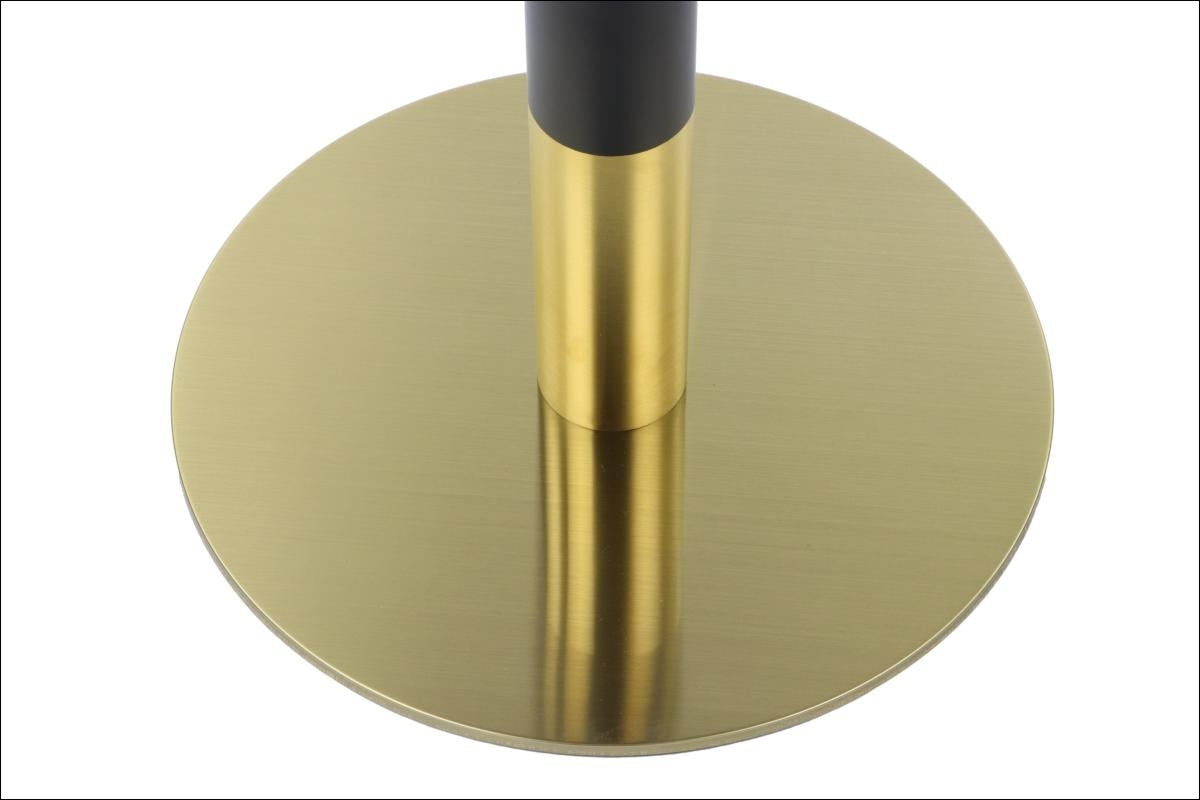 Pied de table en acier inoxydable SH-3001-6/GB gold/black