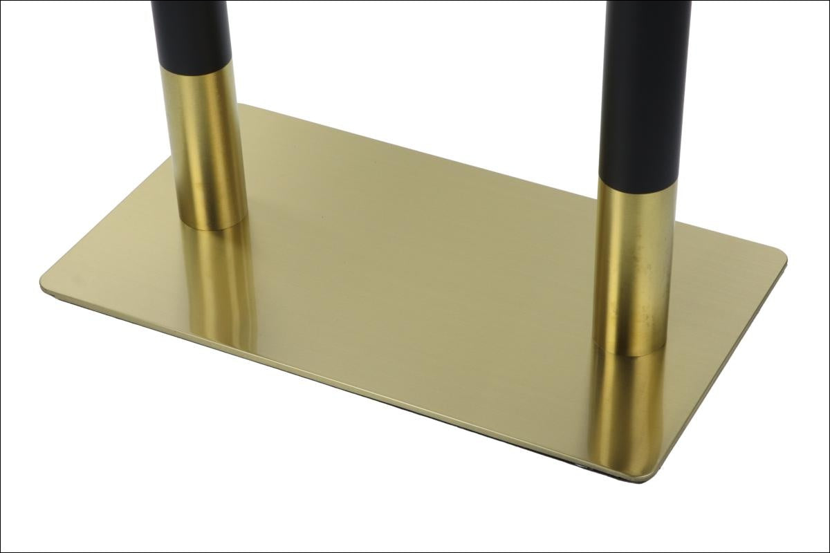 Pied de table en acier inoxydable SH-3003-1/GB gold/black