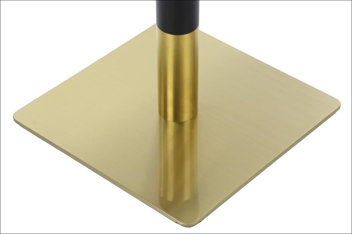 Pied de table en acier inoxydable SH-3002-5/GB gold/black