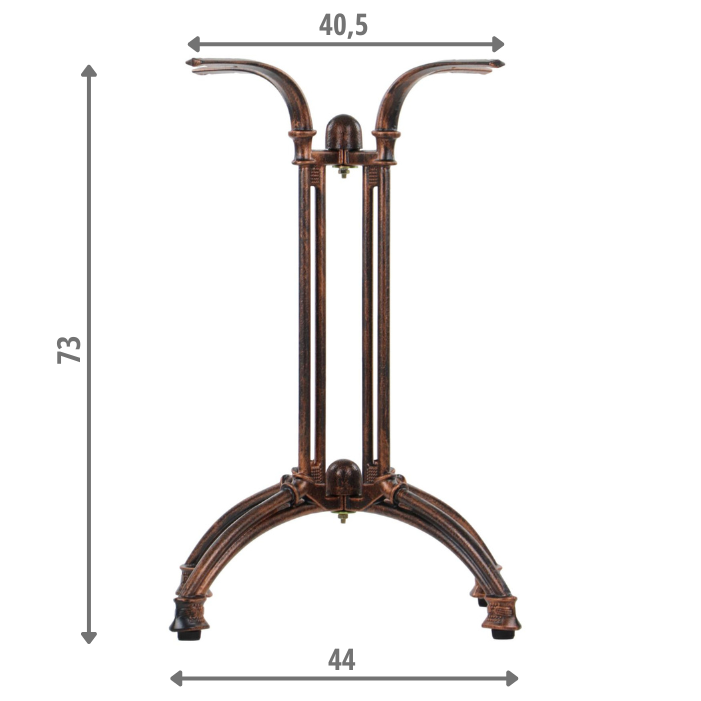 Pied de table en fonte SH-1020/AG