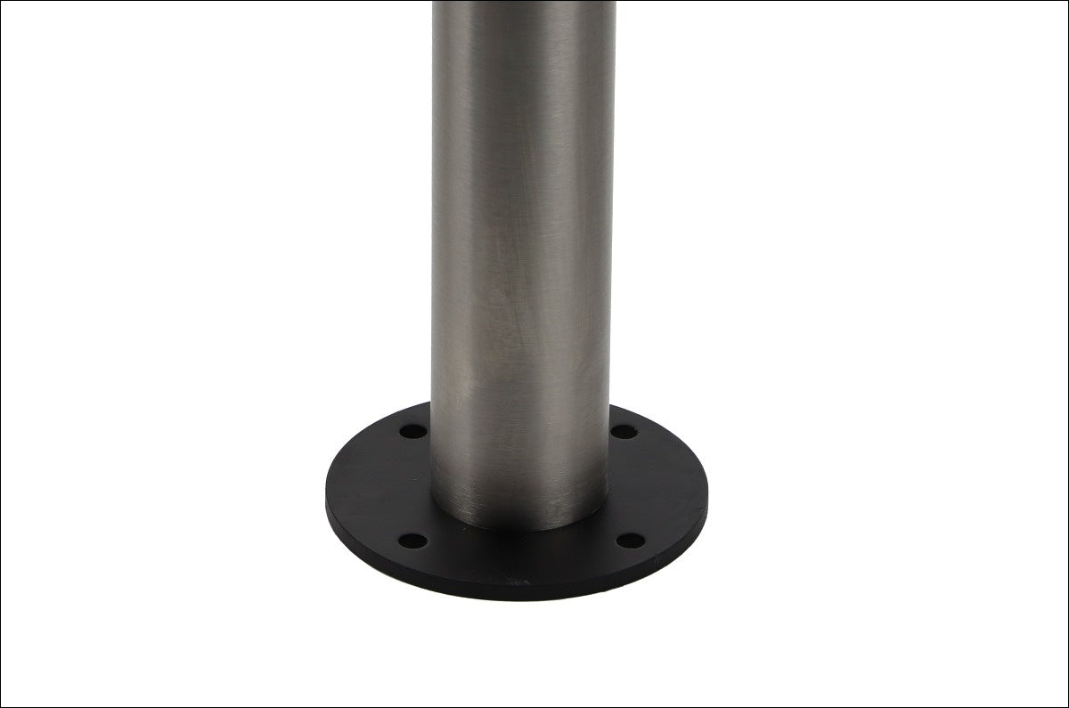 Pied de table à fixer au sol SH-3018-1/S brushed - ∅ 17,5 cm
