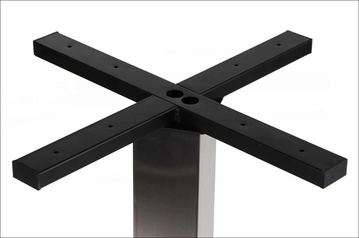 Pied de table en acier inoxydable SH-3002-7/S brusher - 55x55 cm