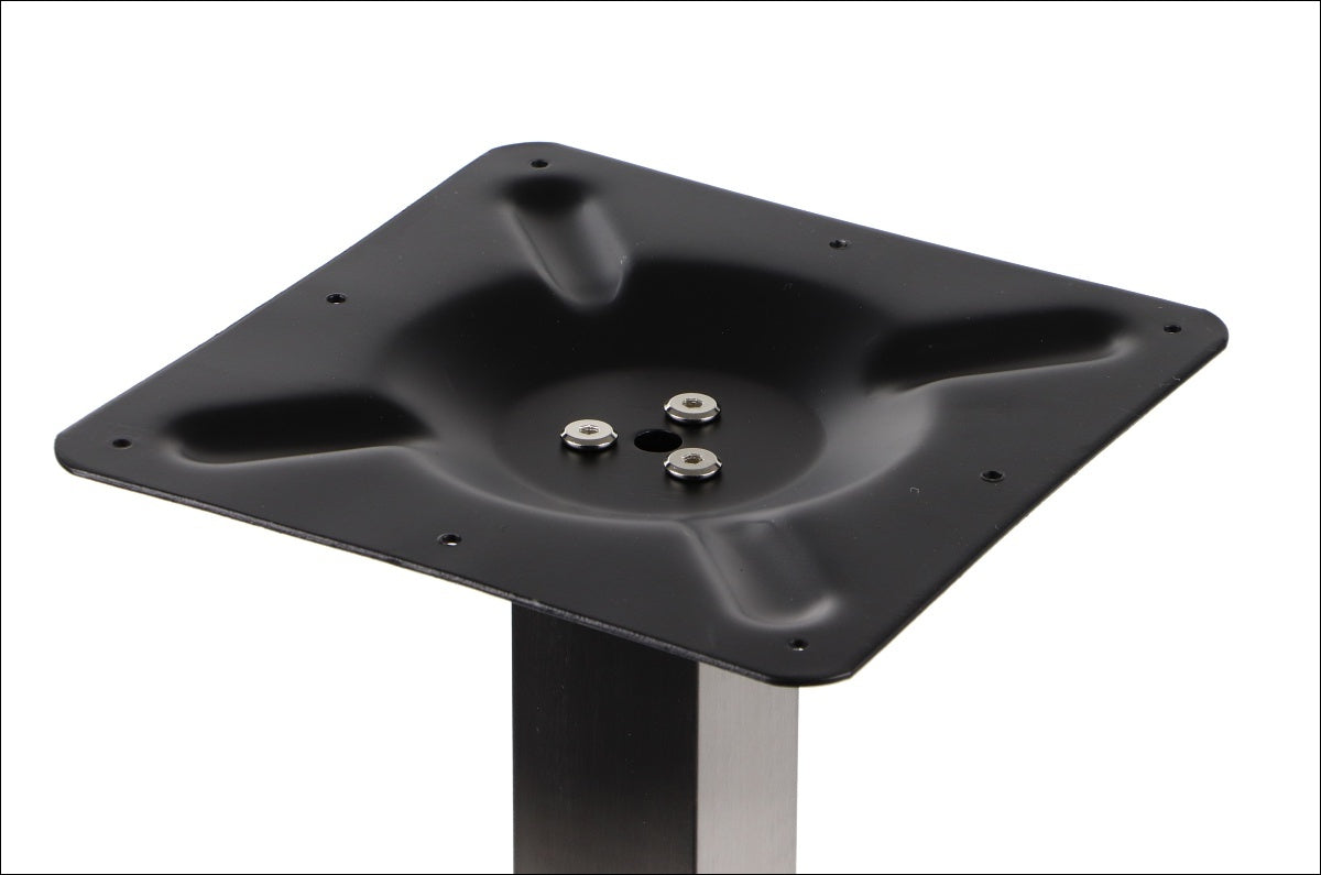 Pied de table en acier inoxydable SH-3002-1/60/S brushed - 40x40 cm